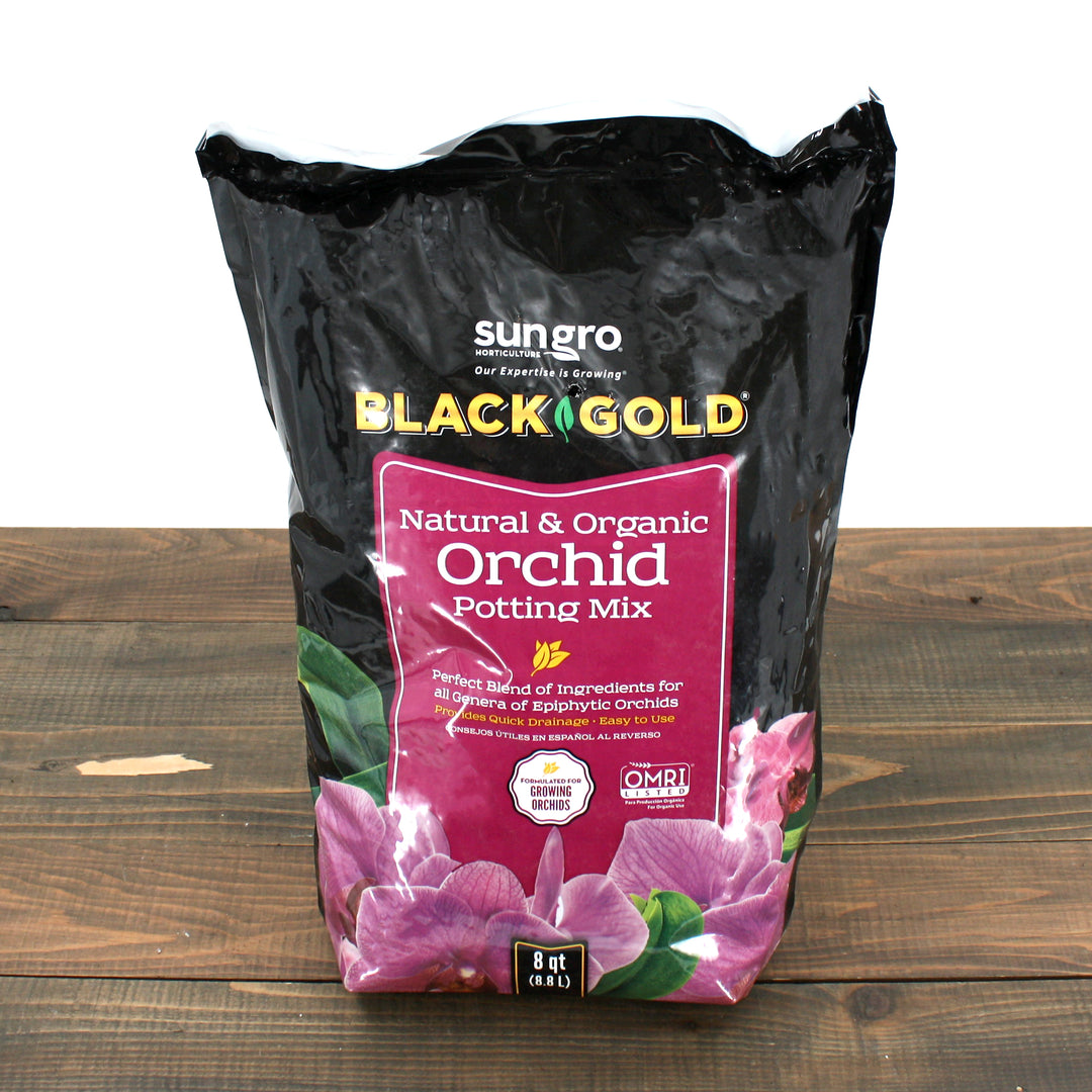 Black Gold Natural & Organic Orchid Potting Mix 8 qt