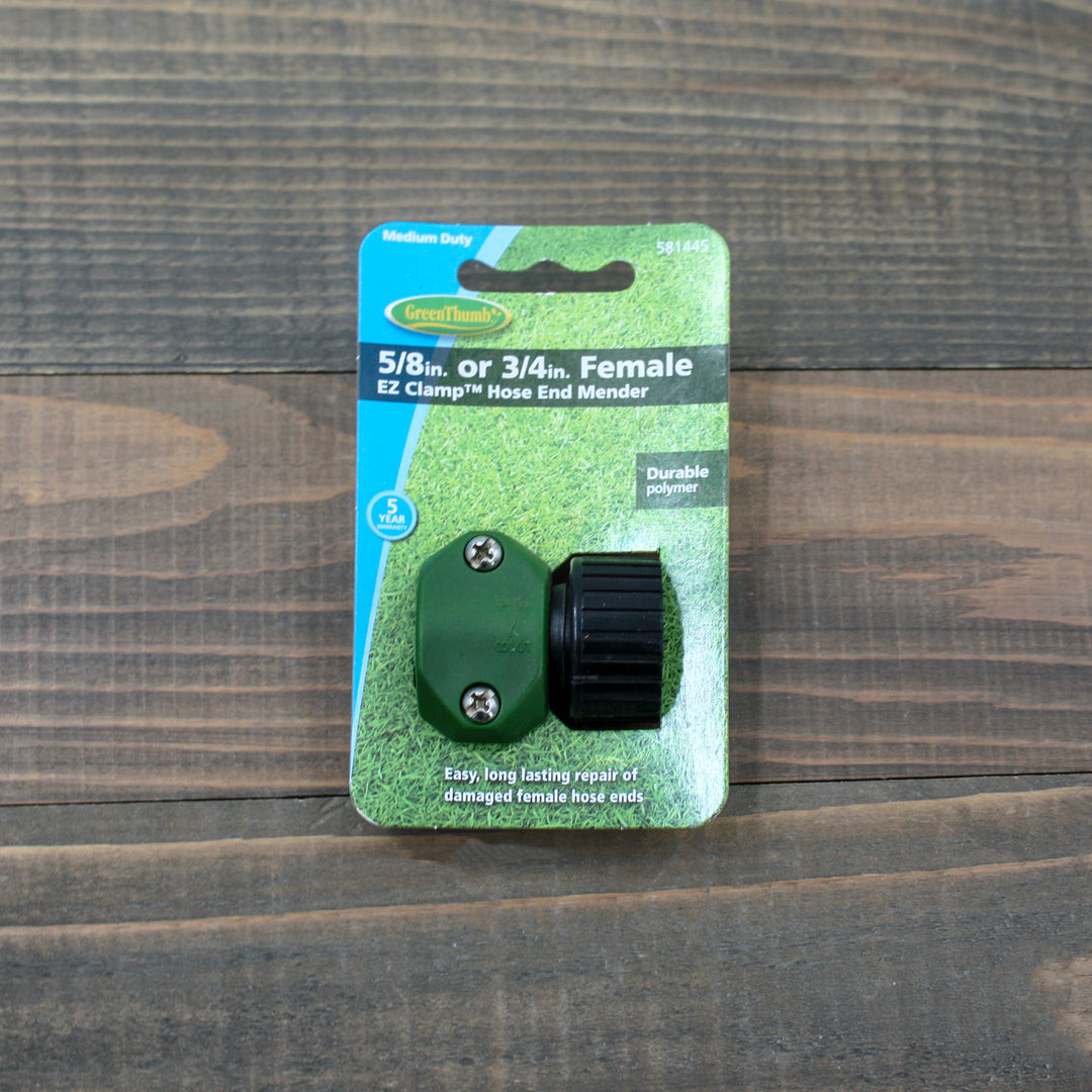 GreenThumb 5/8in. or 3/4in. Female Hose End Mender