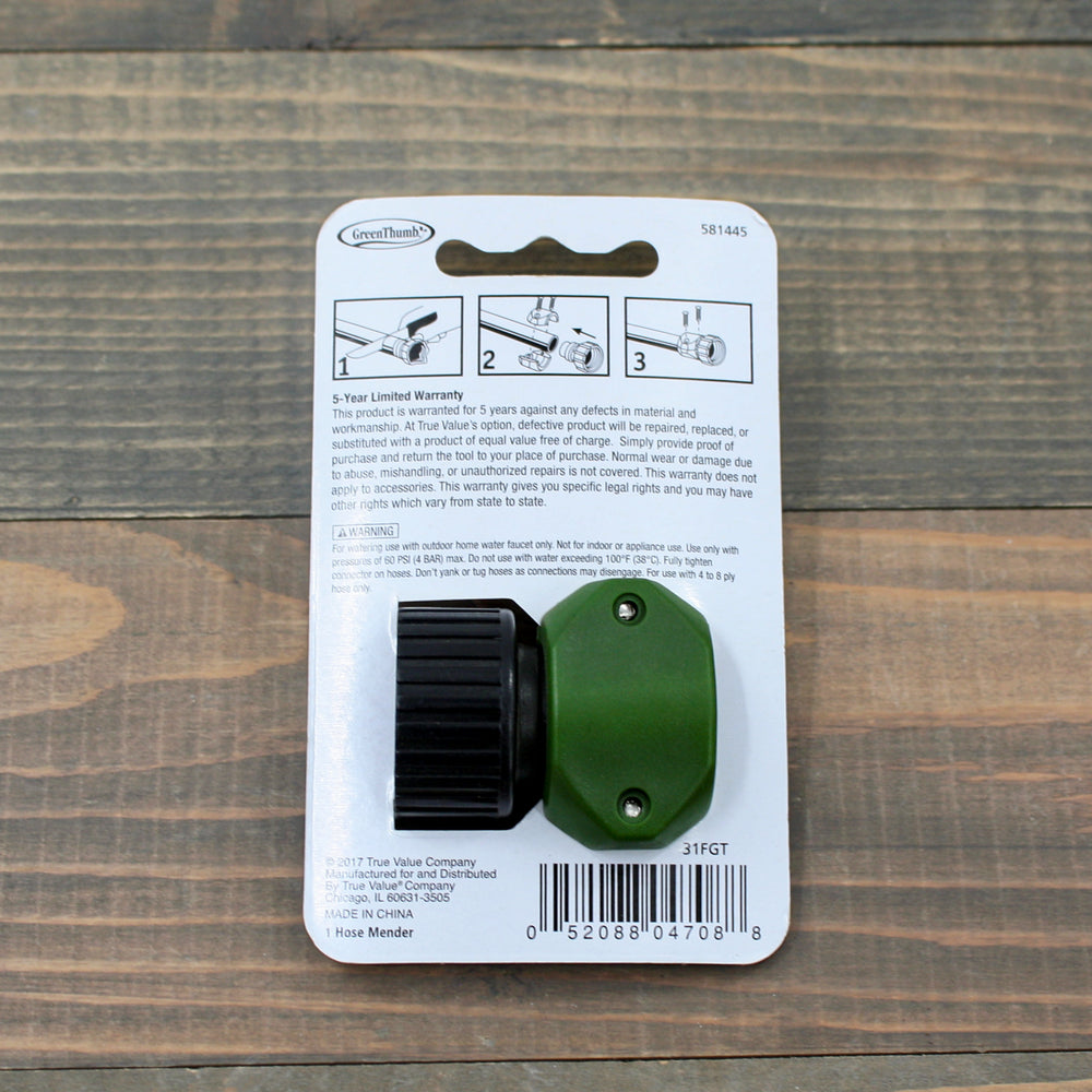 GreenThumb 5/8in. or 3/4in. Female Hose End Mender