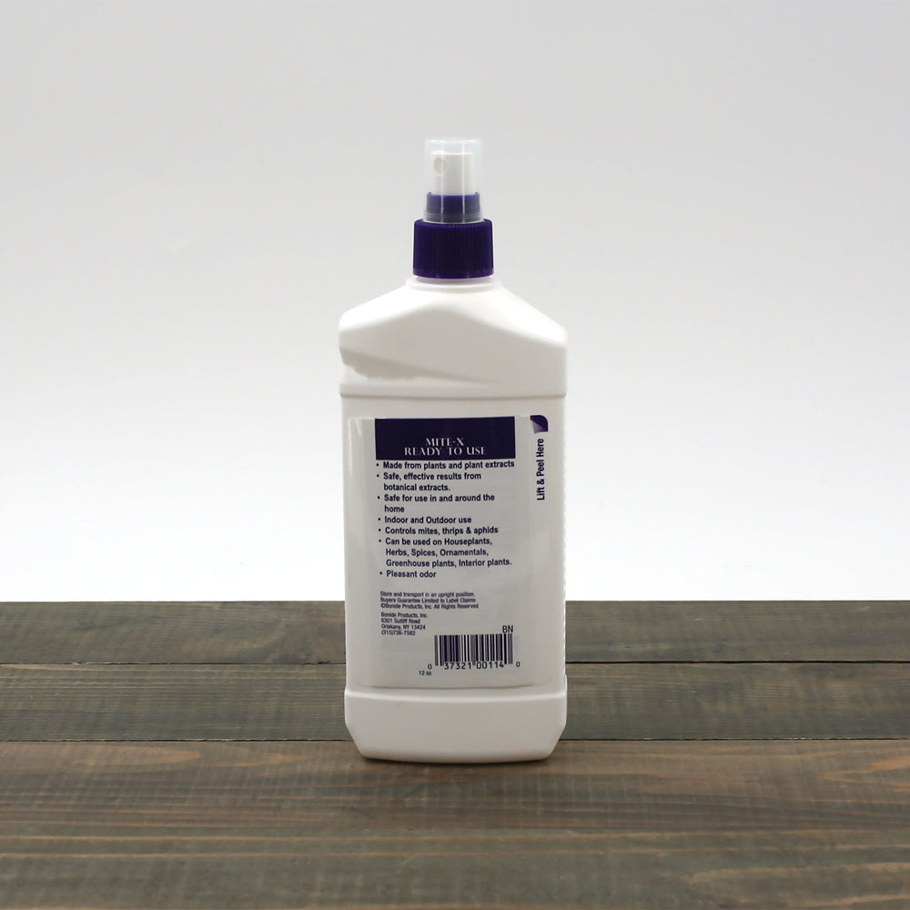 Mite X Houseplant Insect Control Spray ingredients