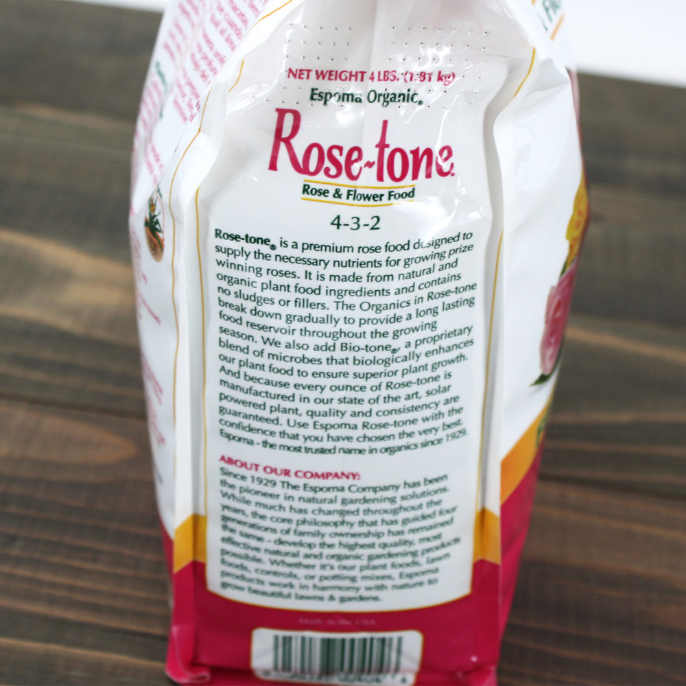 Espoma Organic Rose-Tone 4 lb description